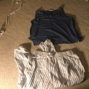 Tank top and cute pants bundle